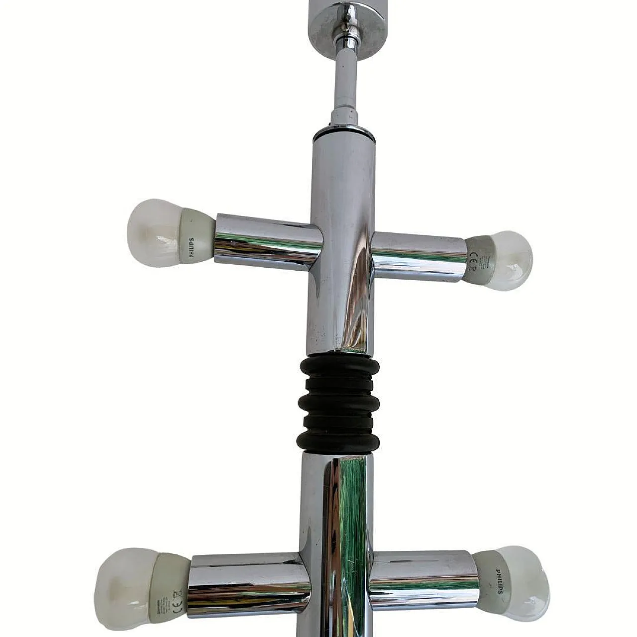 Lampadario Atomic Space Age, anni '70 5