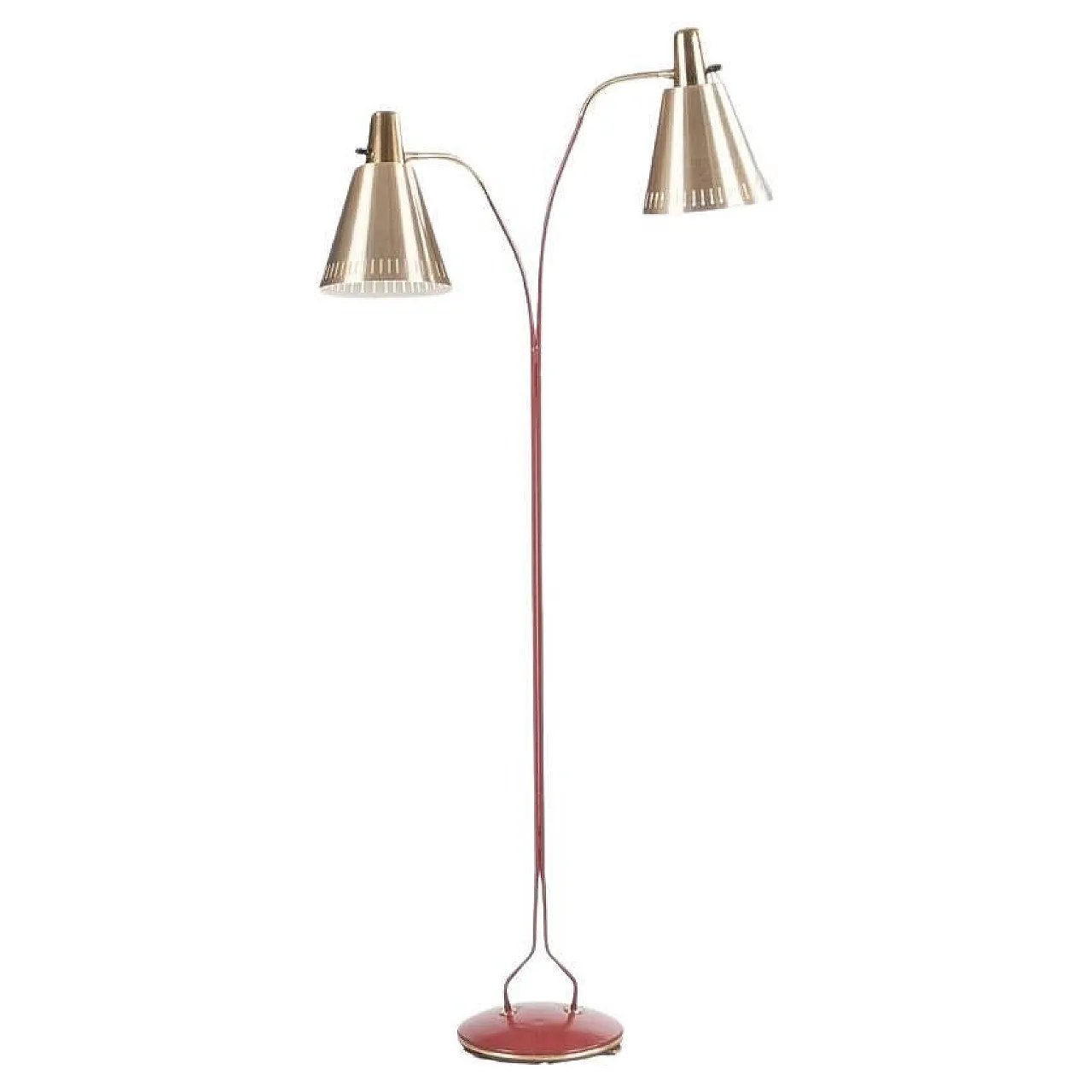 Lampada in ottone e laccato di Eskilstuna Elektro Fabriks AB, anni '60 1