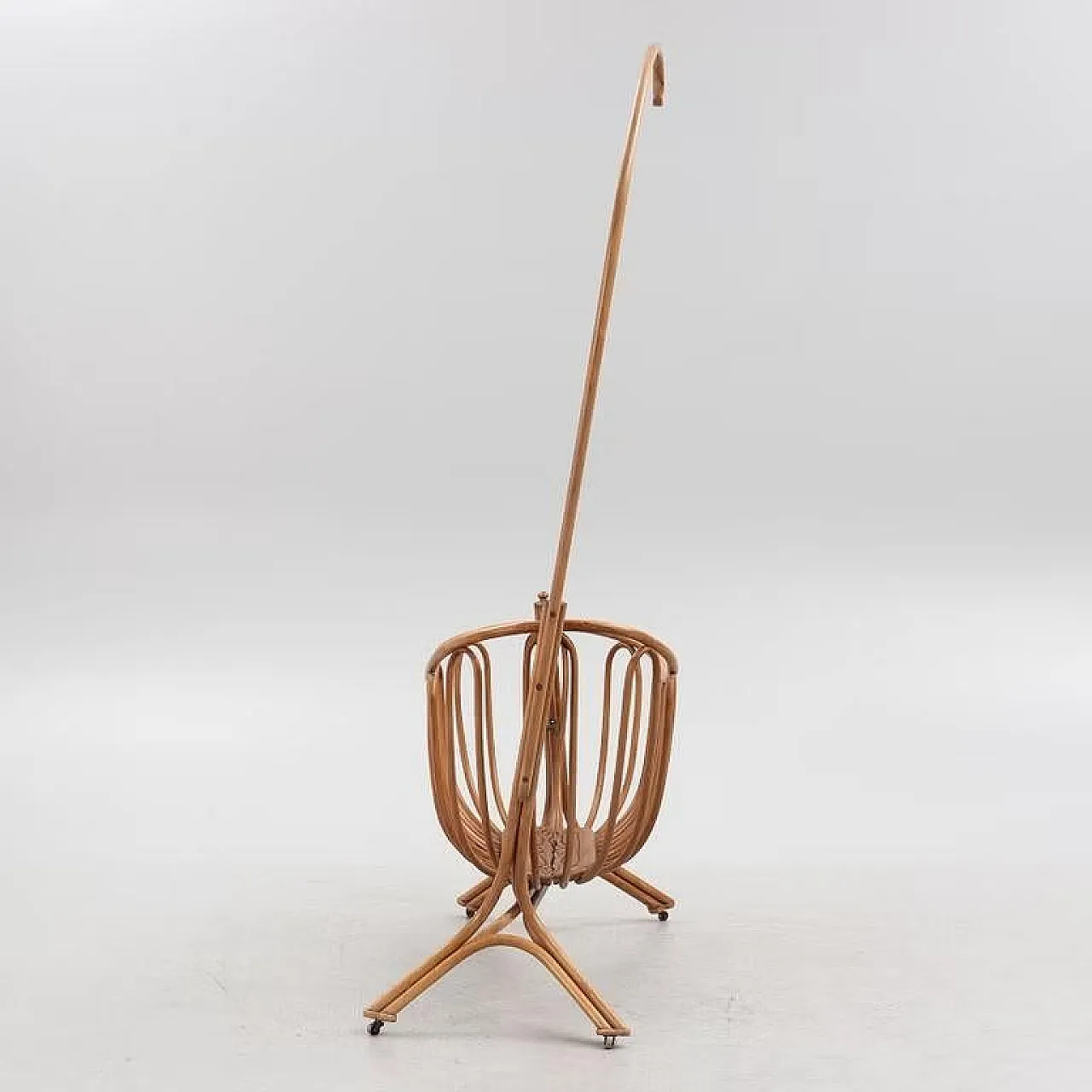 Culla Thonet in stile Art Nouveau, legno di bengala, '900 2