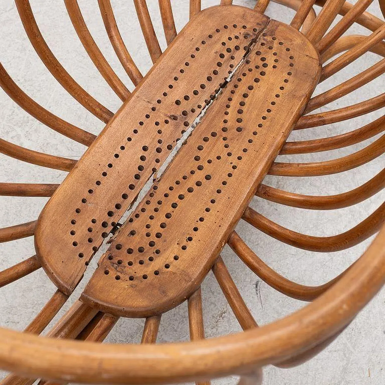 Culla Thonet in stile Art Nouveau, legno di bengala, '900 4