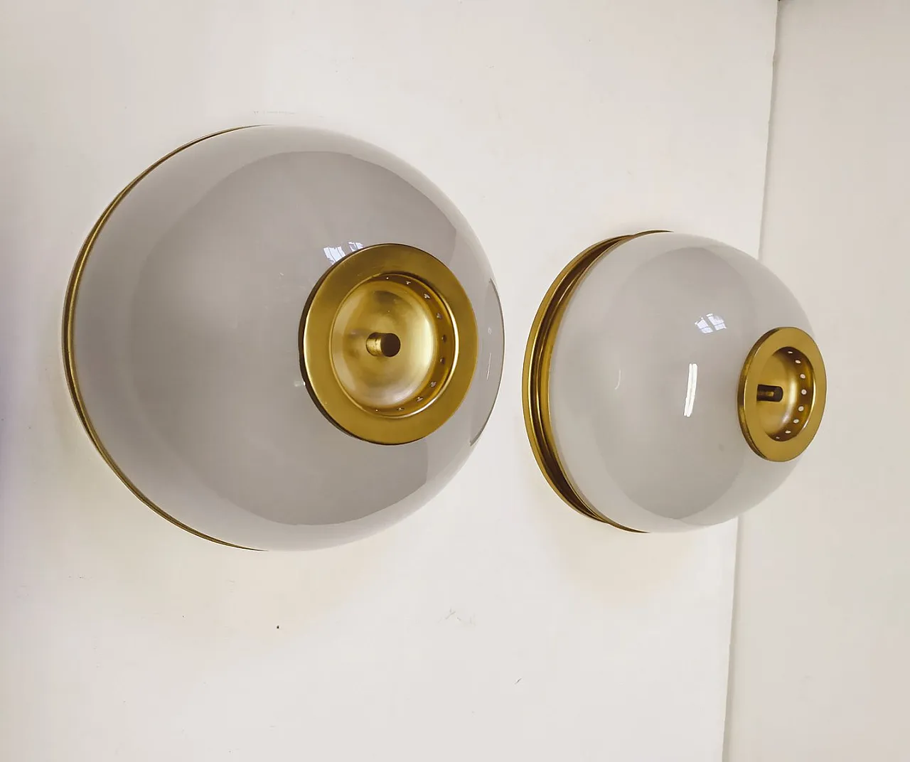 Coppia di applique attr. a Luigi Caccia Dominioni per Azucena, anni 50 1