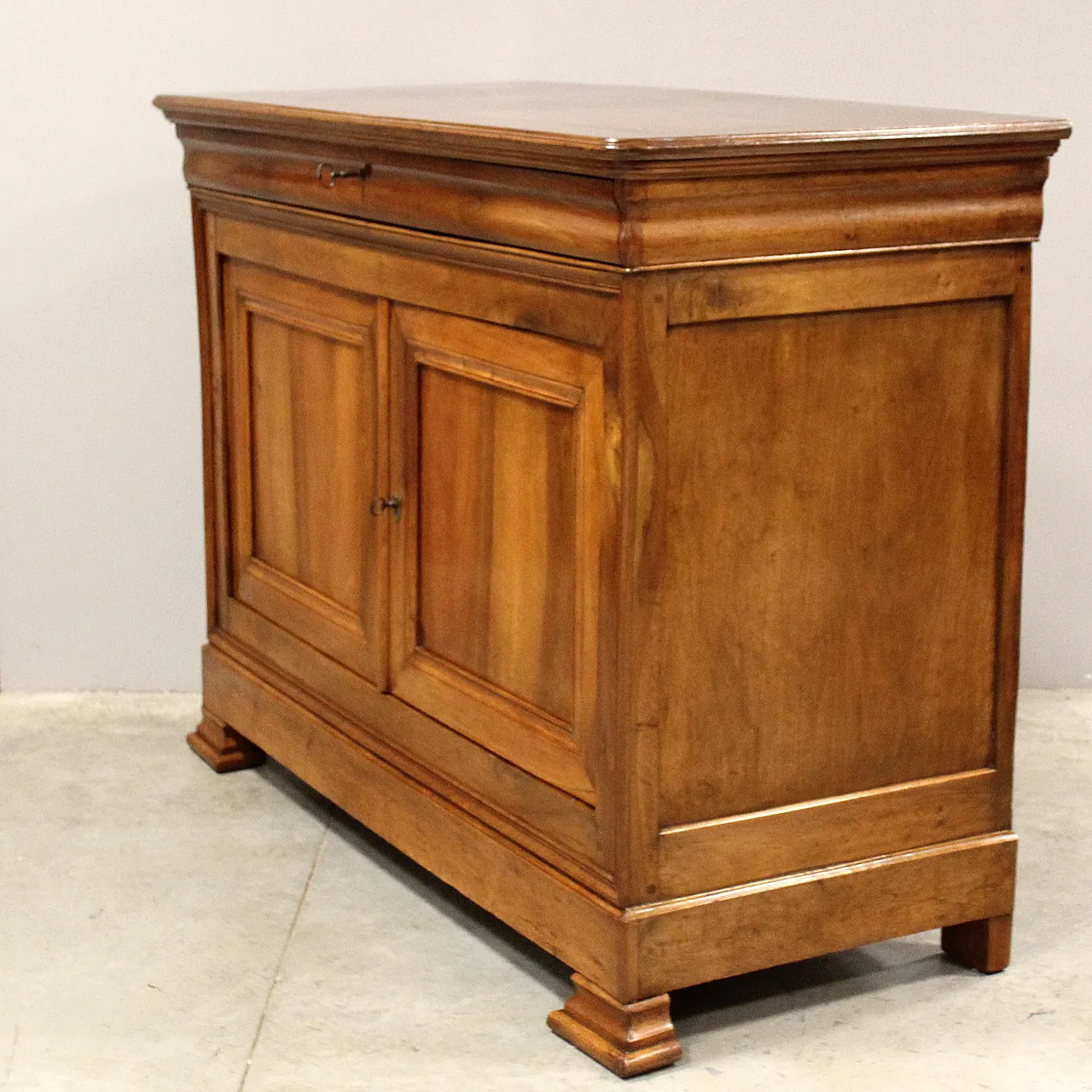 Credenza cappuccina Luigi Filippo in noce '800 4