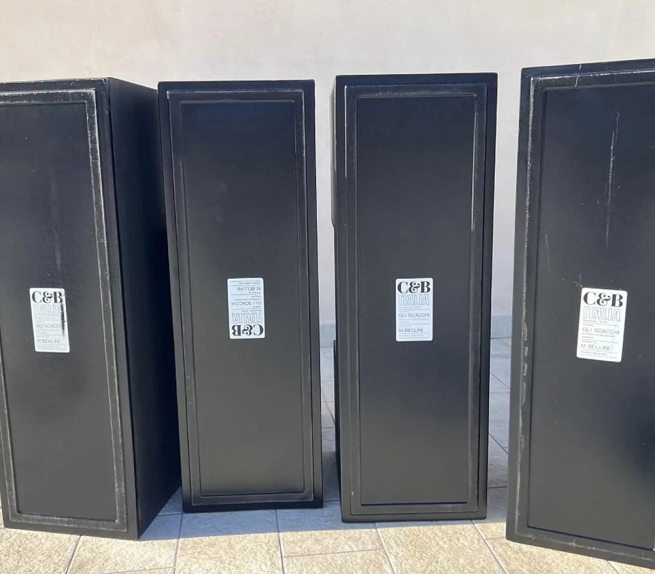 Gli Scacchi di  M.Bellini per C&B Italia, anni '70 2