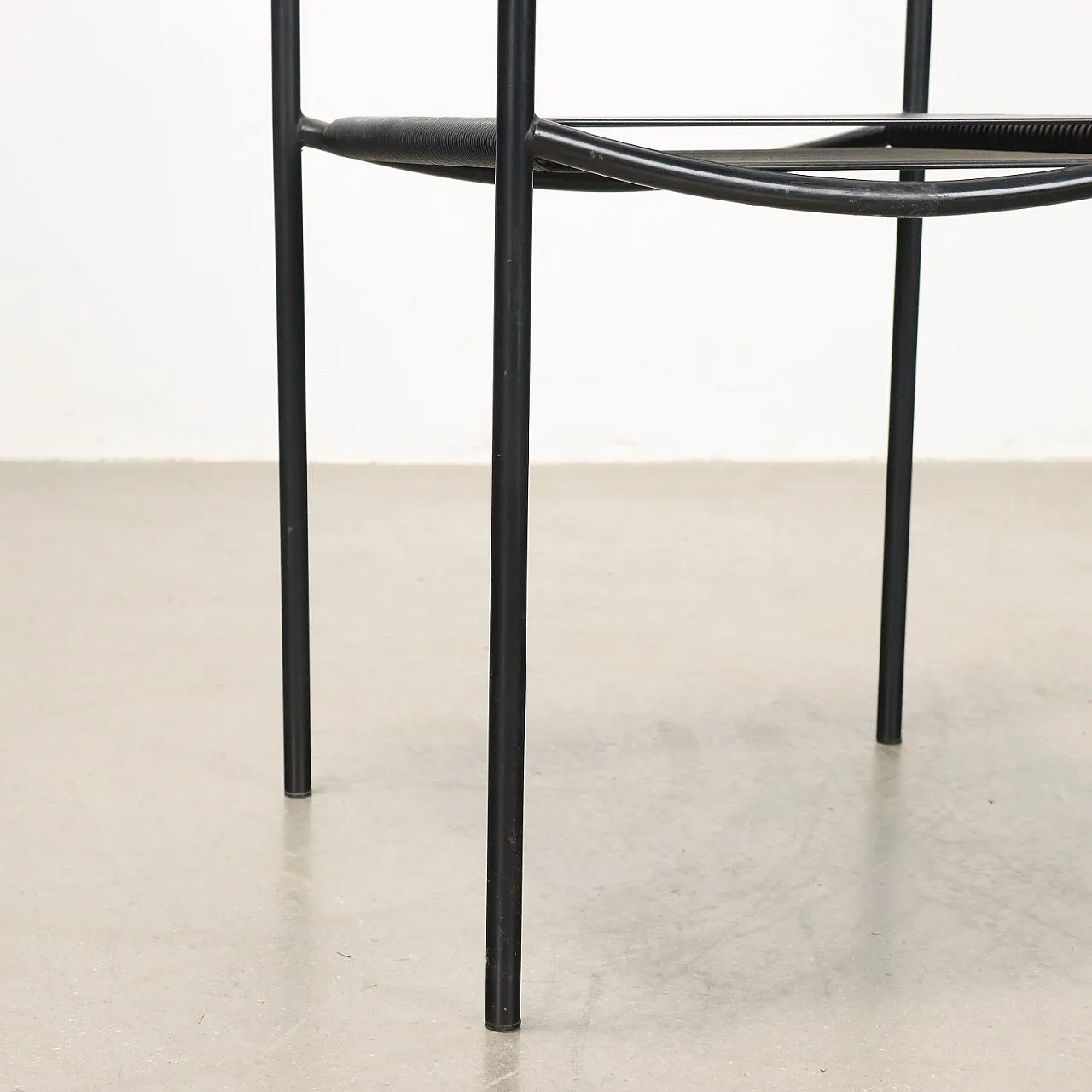 4 Sedie Spaghetti nere di G. Belotti per Alias, anni '70 6