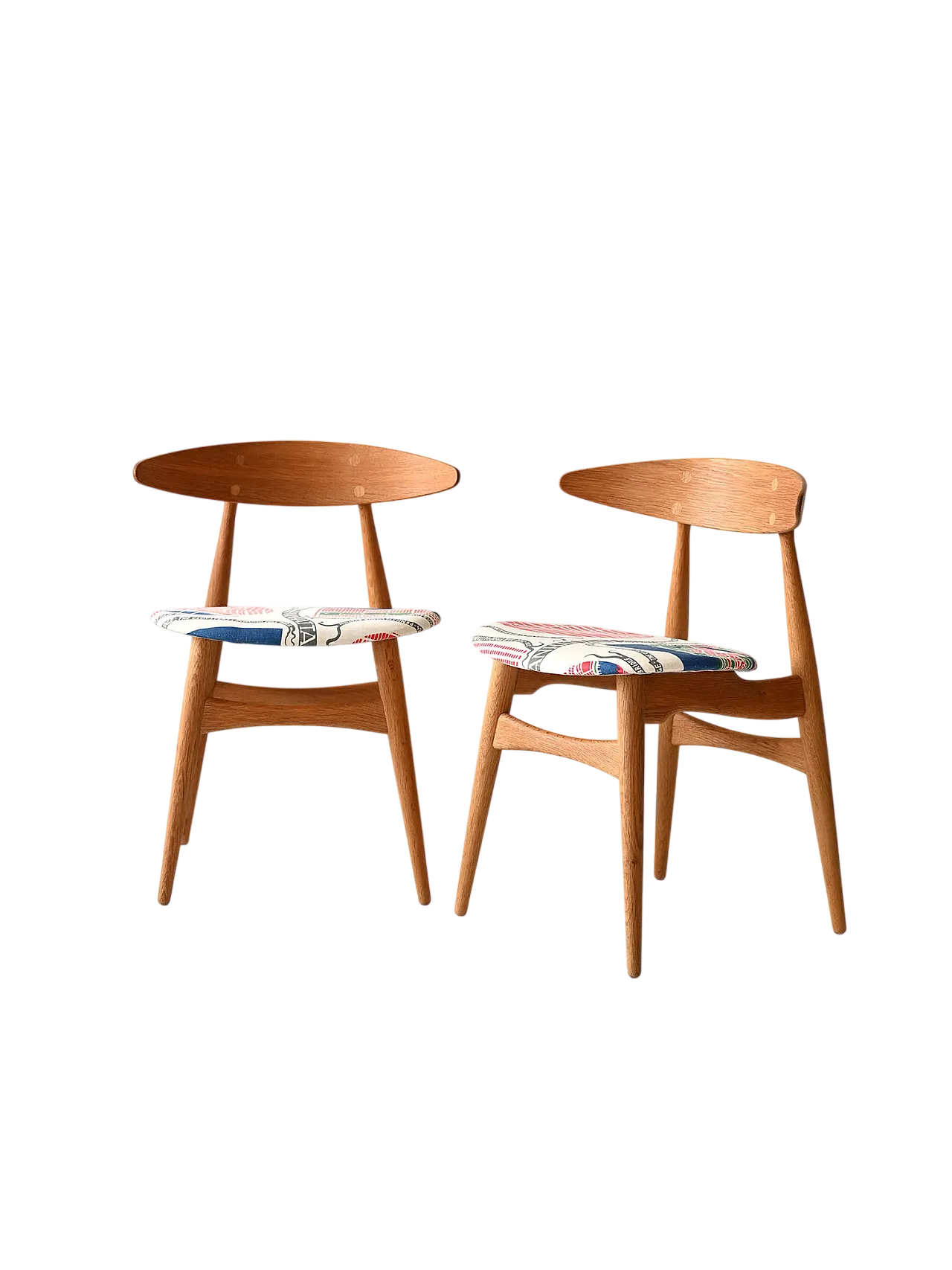 Coppia di sedie CH33 Hans Wegner 11