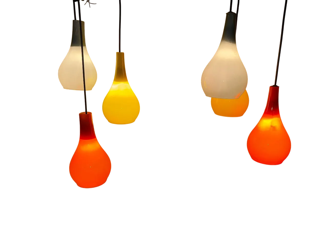 Pair of chandeliers by Gino Vistosi, 50s 12