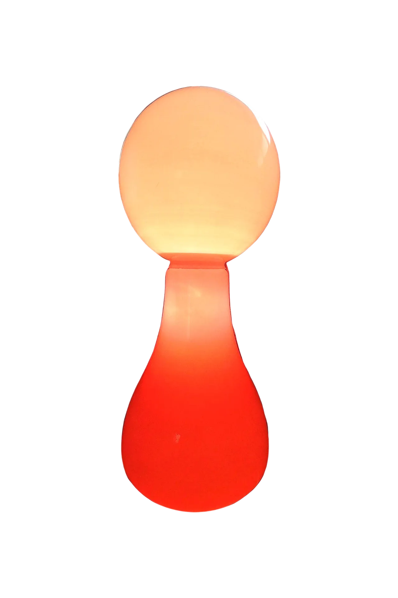 Lampada da terra Birillo con doppia illuminazione, anni '70 11