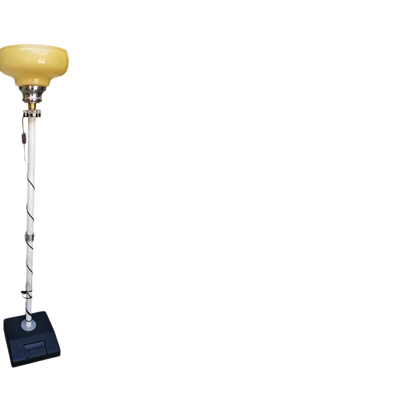 Lampada da Terra Artigianale industriale, anni '70 7