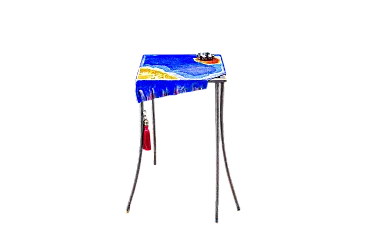 Tavolino da caffè di Toni Cordero per Del Campo, anni '80