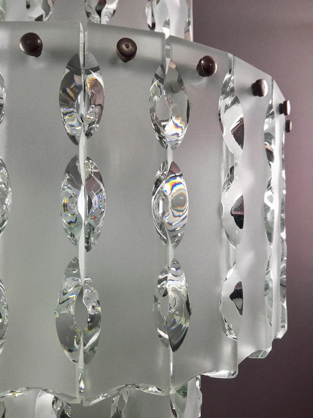 Zero Quattro chandelier for Fontana Arte, 1960s 7