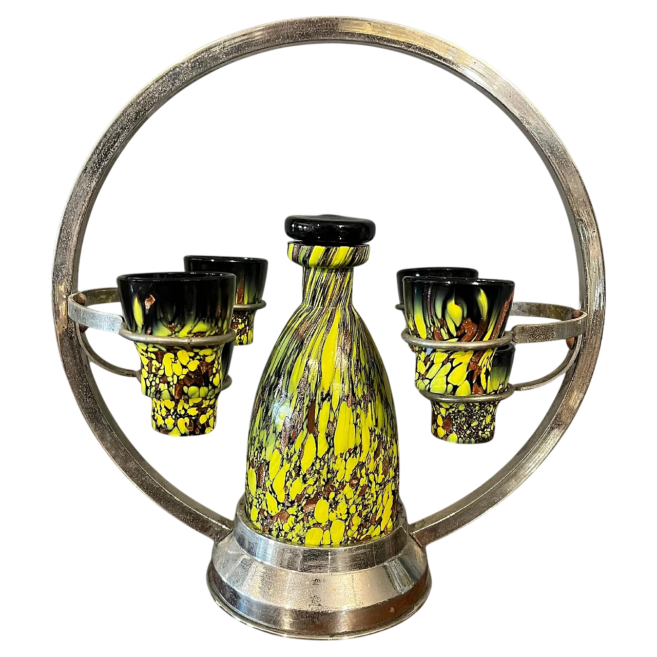 Set Rosolio in pasta di vetro di Murano, anni '30 12