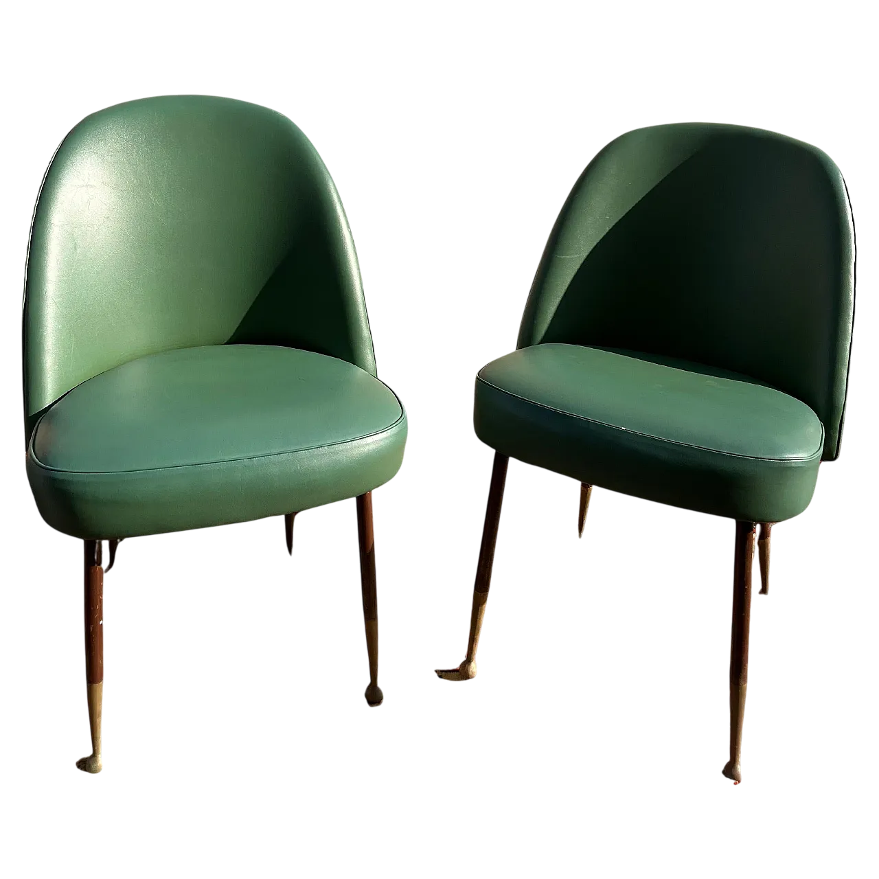 Pair of Rima style armchairs, 1950s 10