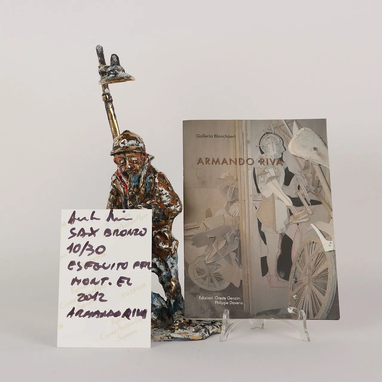 Scultura in bronzo di Armando Riva, anni 2000 10