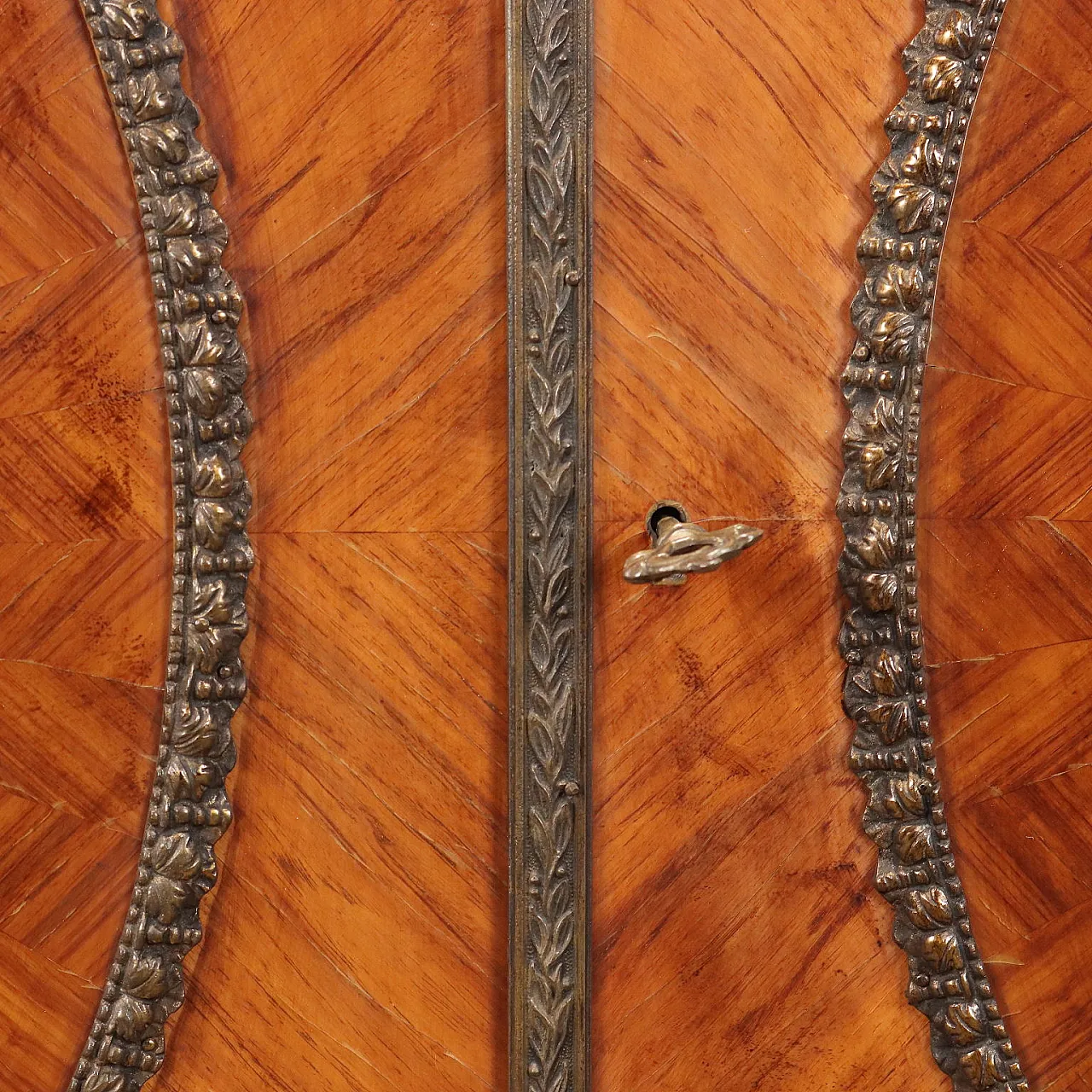 Cupboard Bois de Rose veneer and bronze, 20th century 9