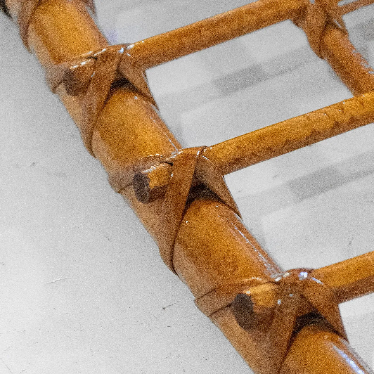 Vintage rattan coat hanger from Bonacina, 1960s 21