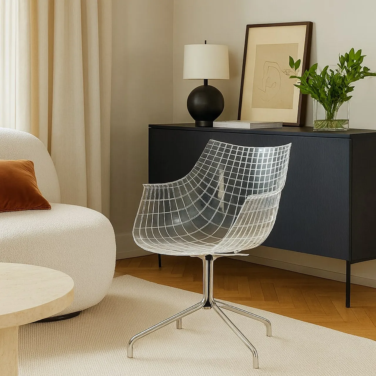 Poltrona Meridiana di Christophe Pillet per Driade, anni '90 2