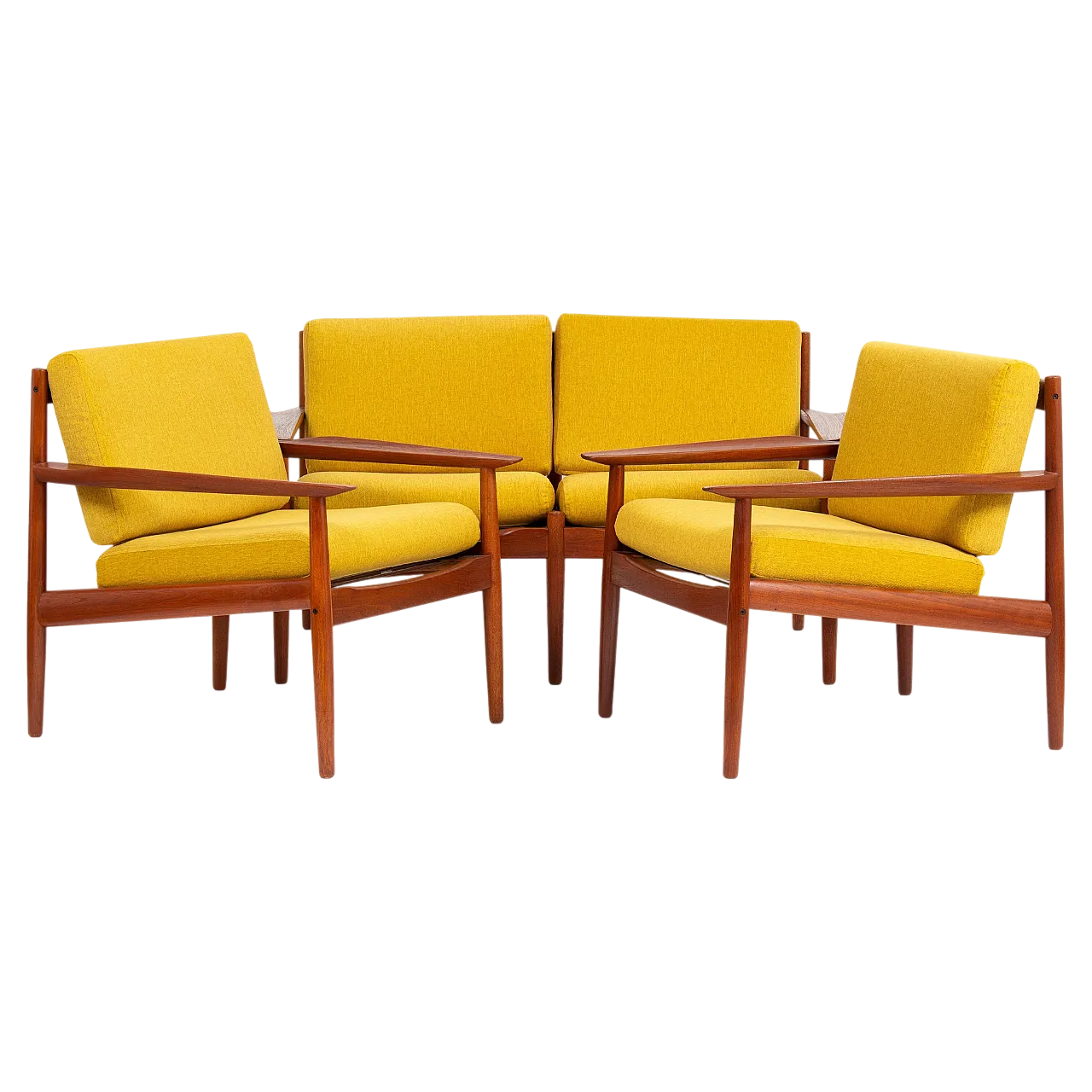 Pair of armchairs by Arne Vodder for Glostrup Møbelfabrik, 1960s 15