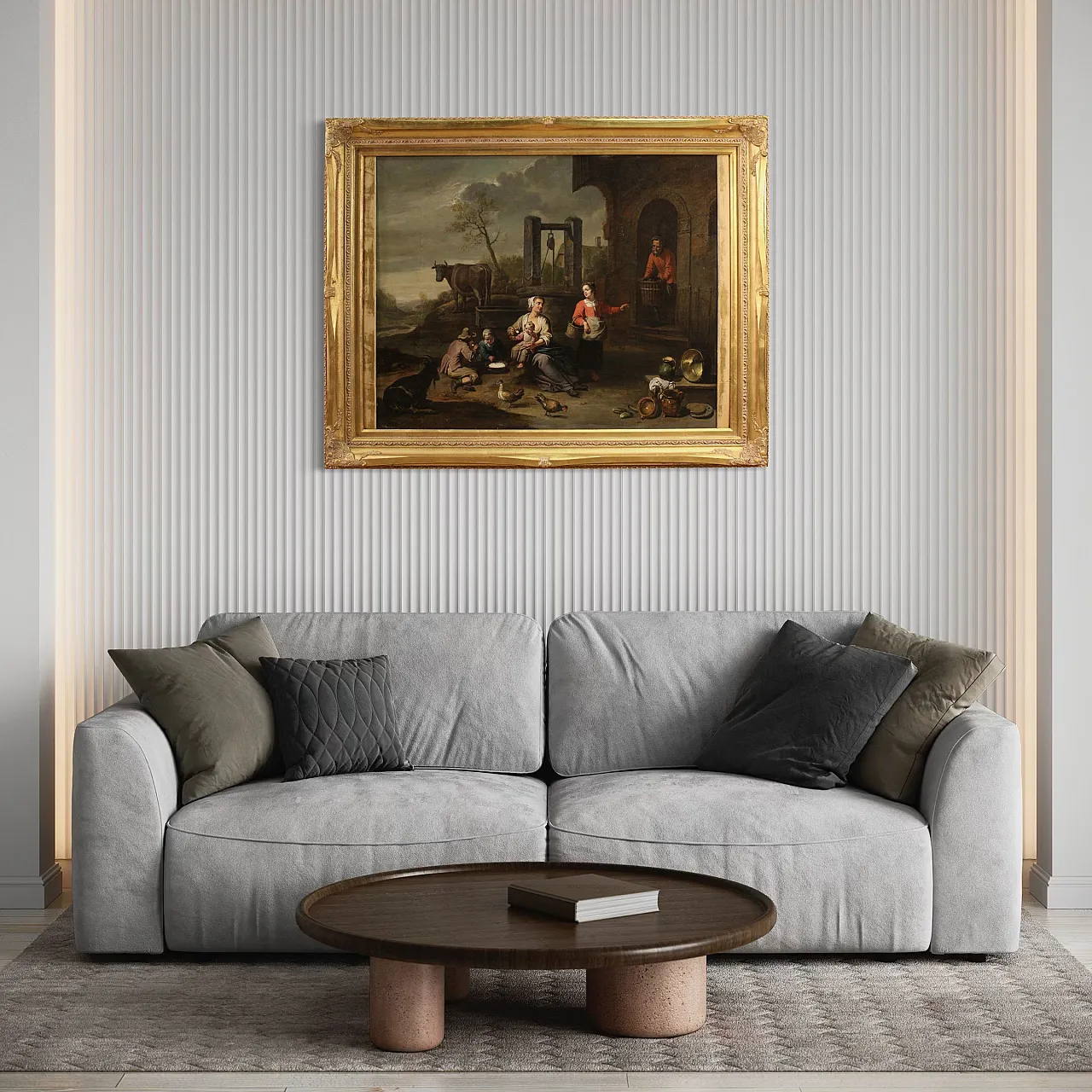 Flemish genre scene painting, 17th century 10