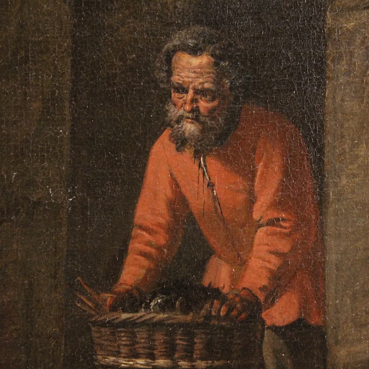 Flemish genre scene painting, 17th century 14