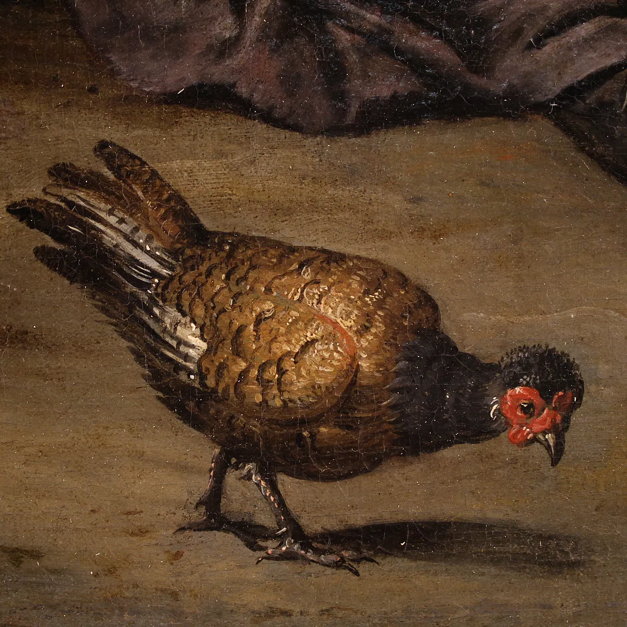 Flemish genre scene painting, 17th century 15