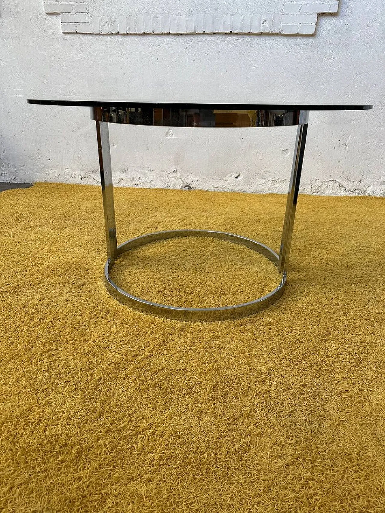 Glass dining table by Vittorio Introini, 20th century 4