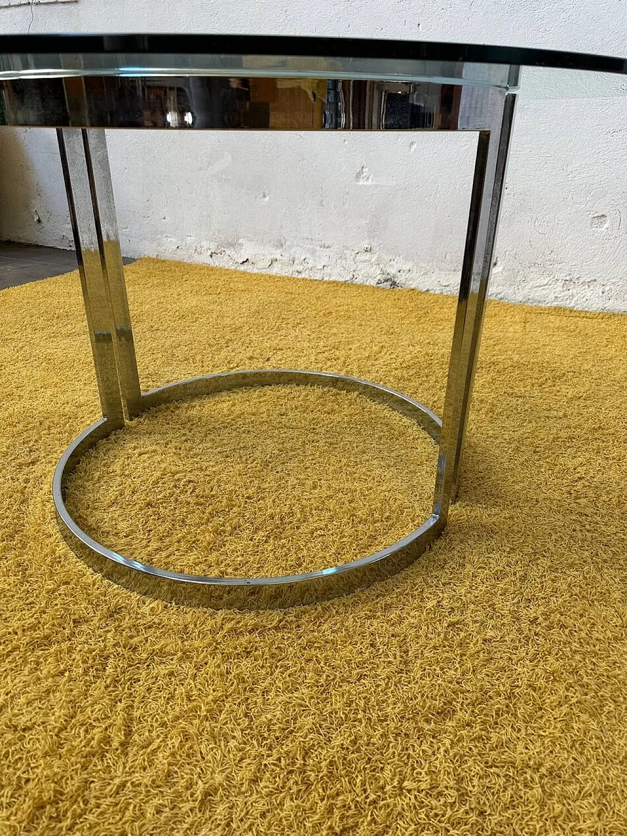 Glass dining table by Vittorio Introini, 20th century 5