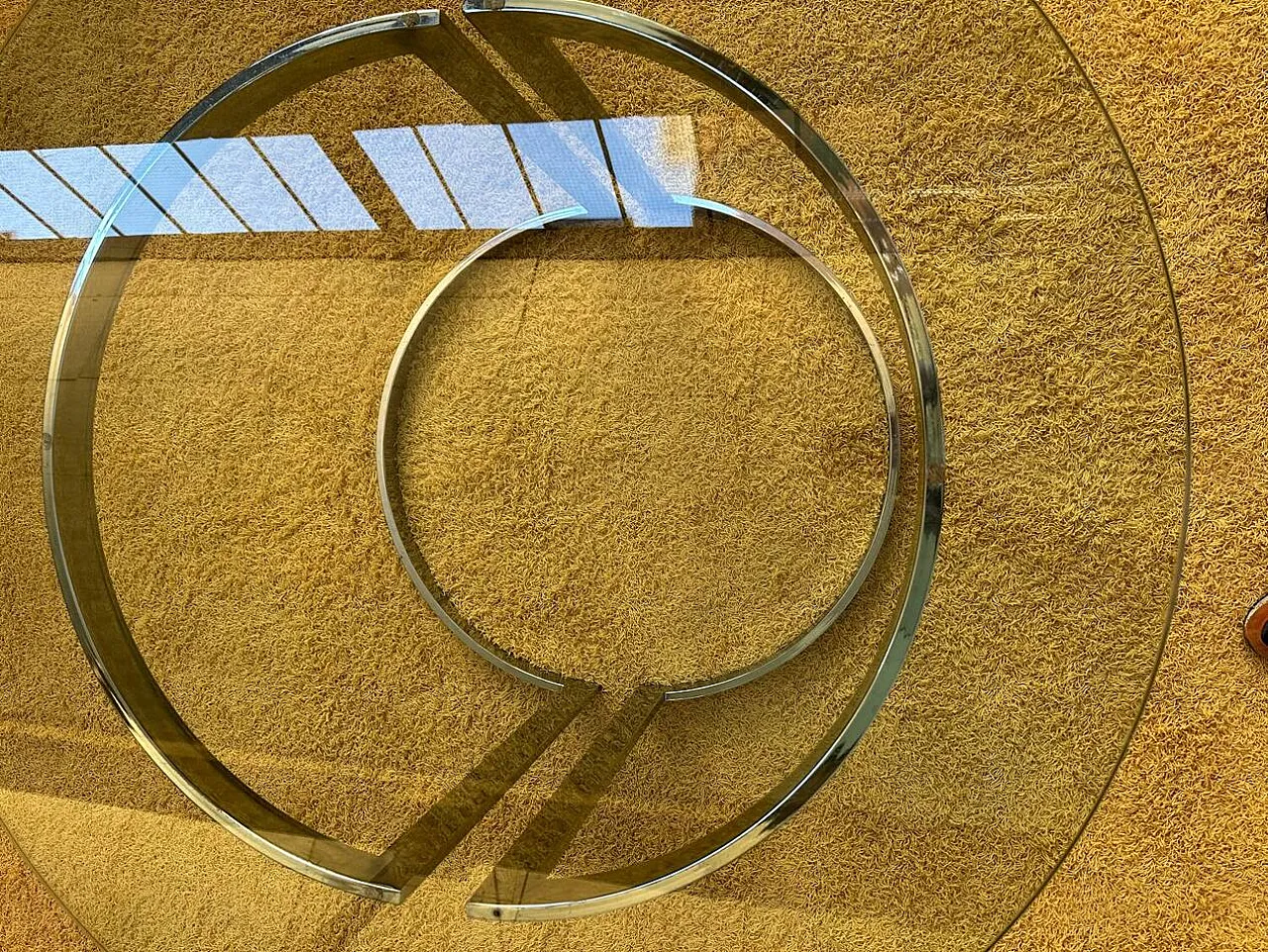 Glass dining table by Vittorio Introini, 20th century 7