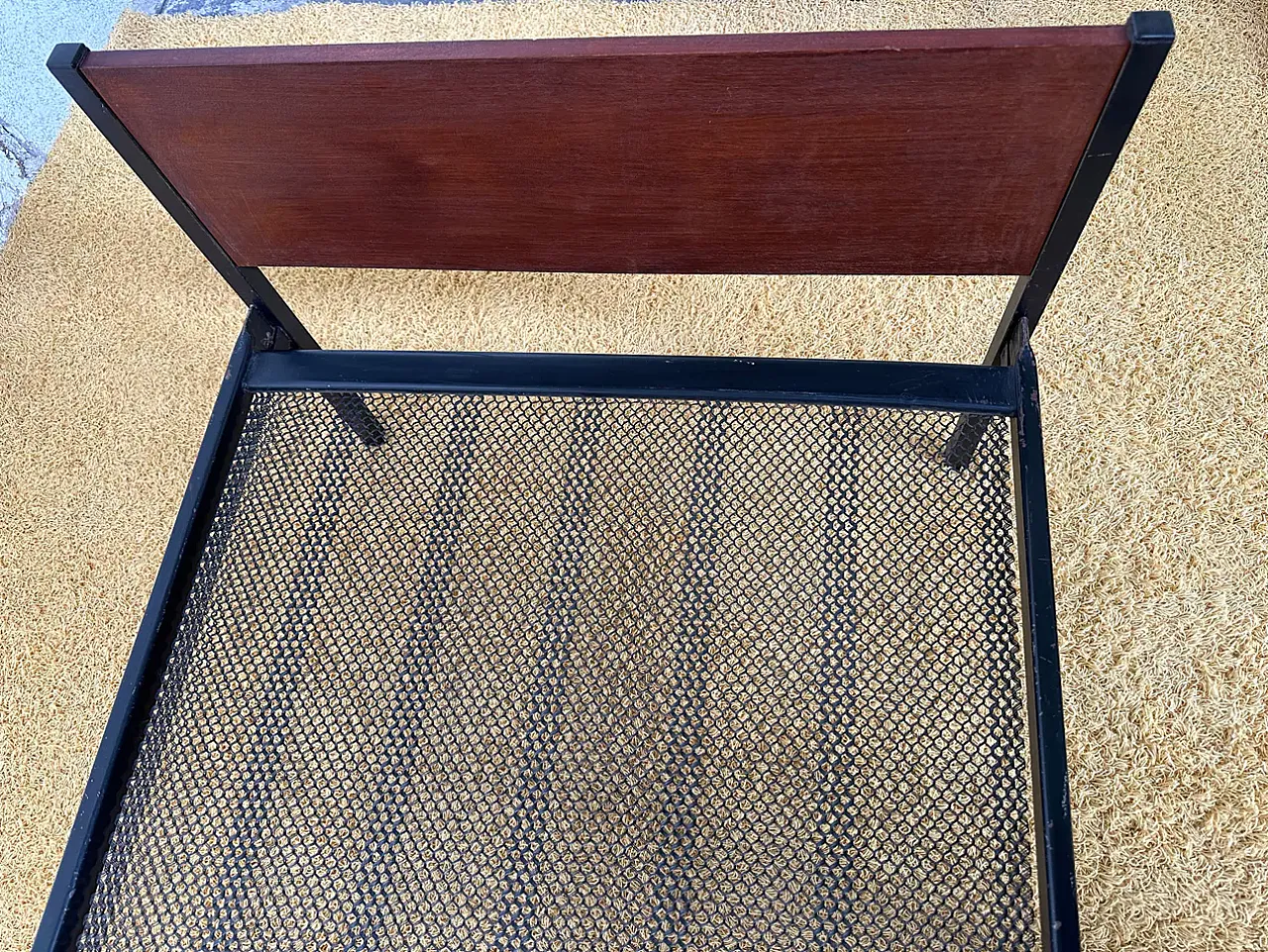 Divano letto o letto singolo con impiallacciatura in teak, '900 5