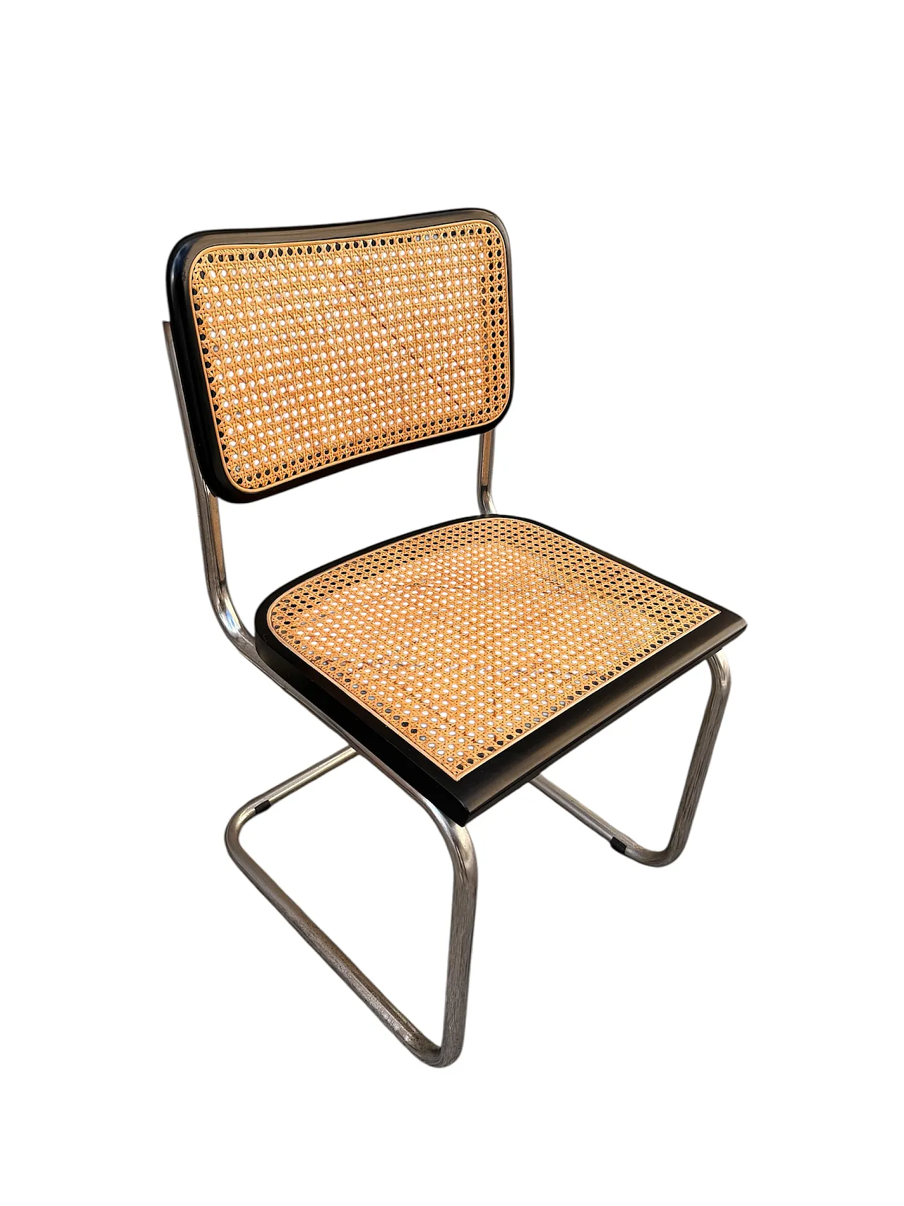 18 sedie Cesca di Gavina nere in paglia di Vienna, anni '70 10