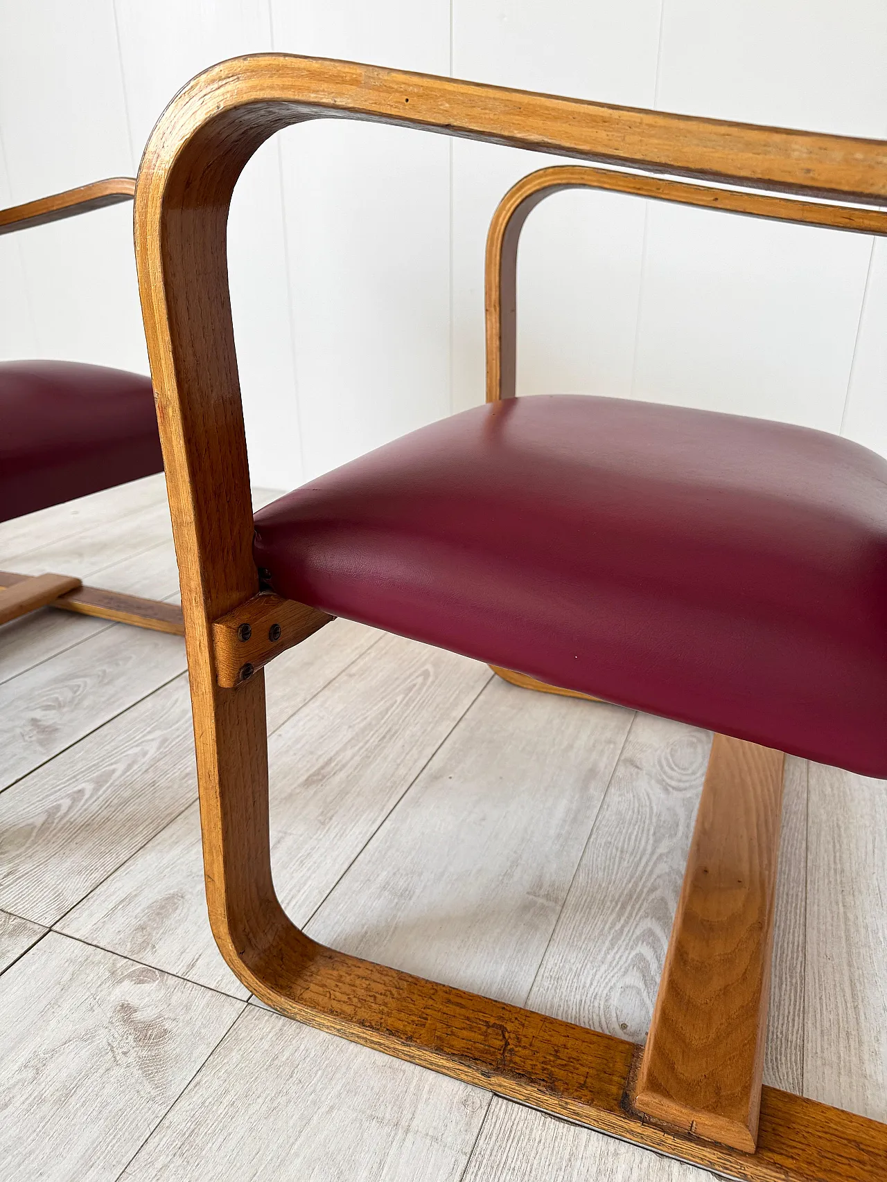 Coppia di poltrone Lamellare di Giuseppe Pagano Pogatschnig, anni '40 10