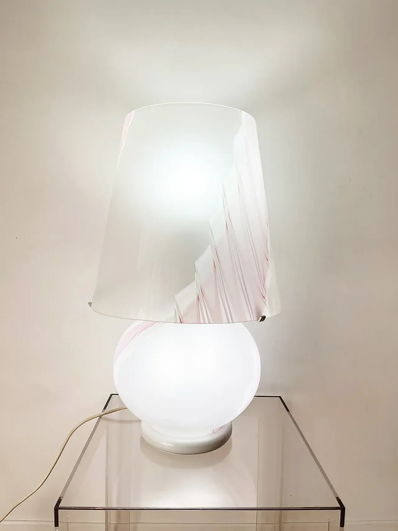 Murano glass table lamp, 1980s 1