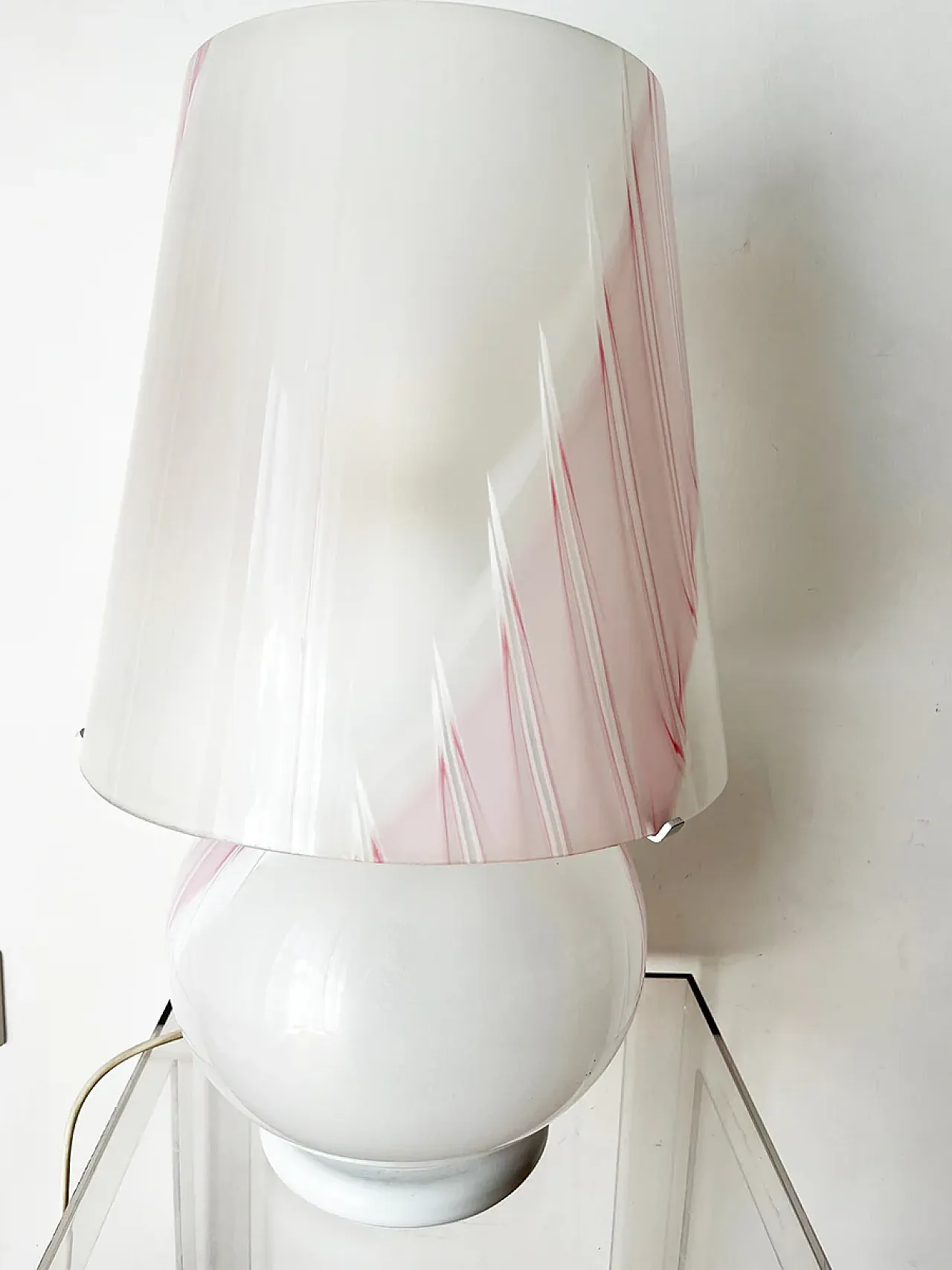 Murano glass table lamp, 1980s 2