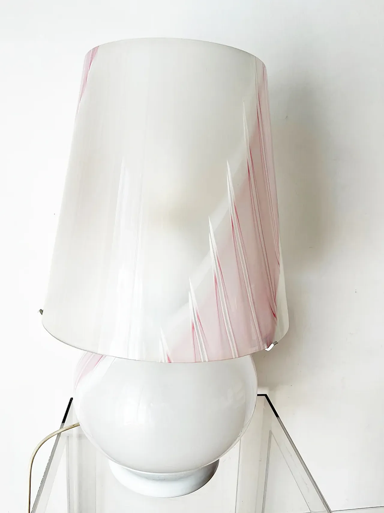 Murano glass table lamp, 1980s 5