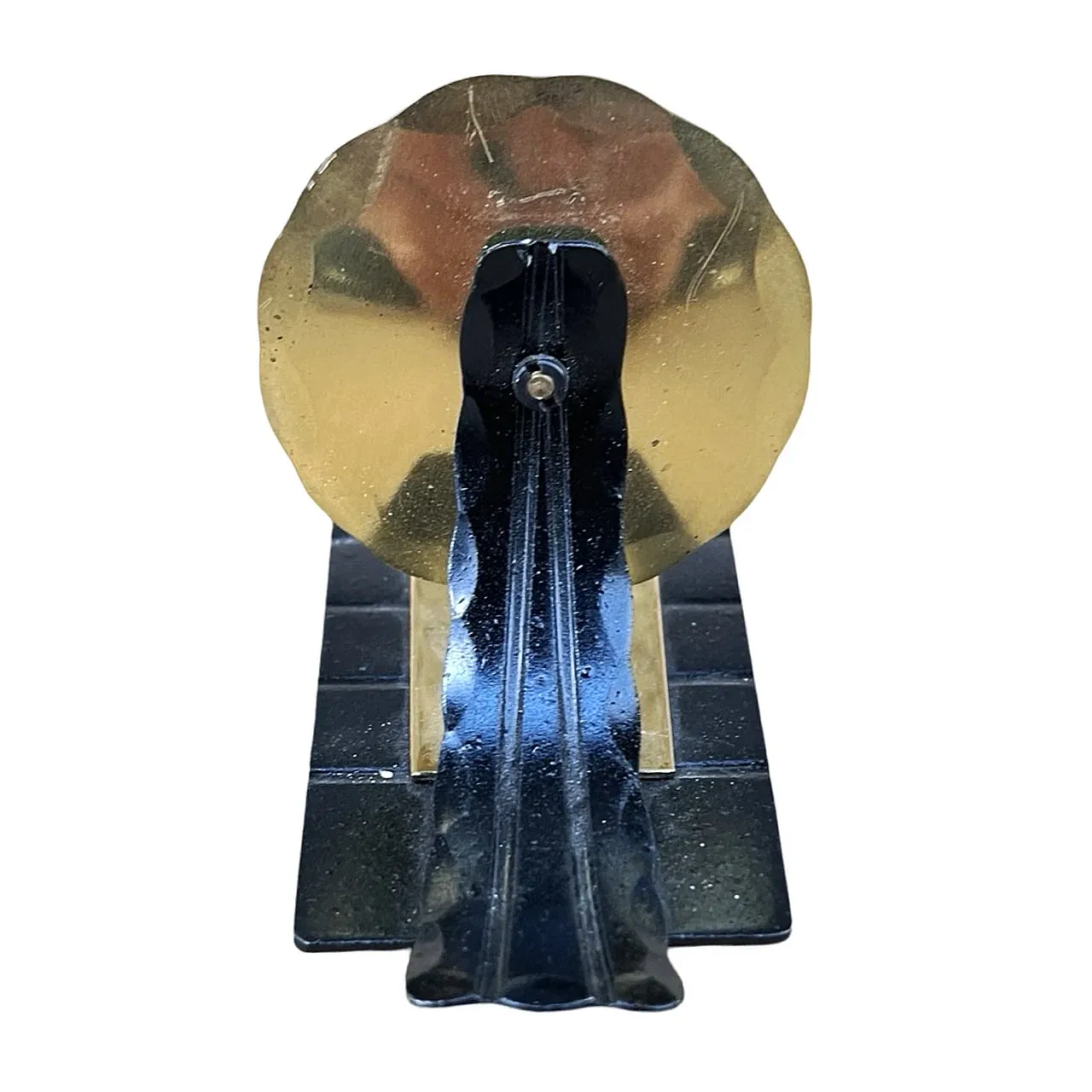 Modernist brass hanging candlestick, 1960s 5