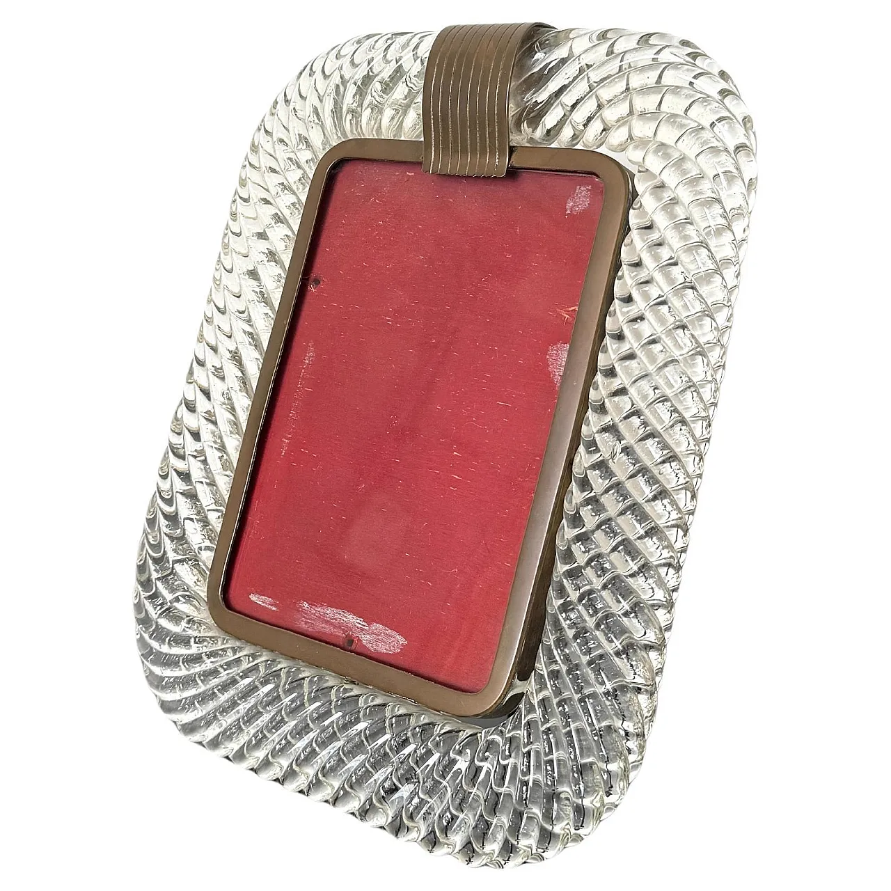 Photo frame by Barovier & Toso, 1940s 1