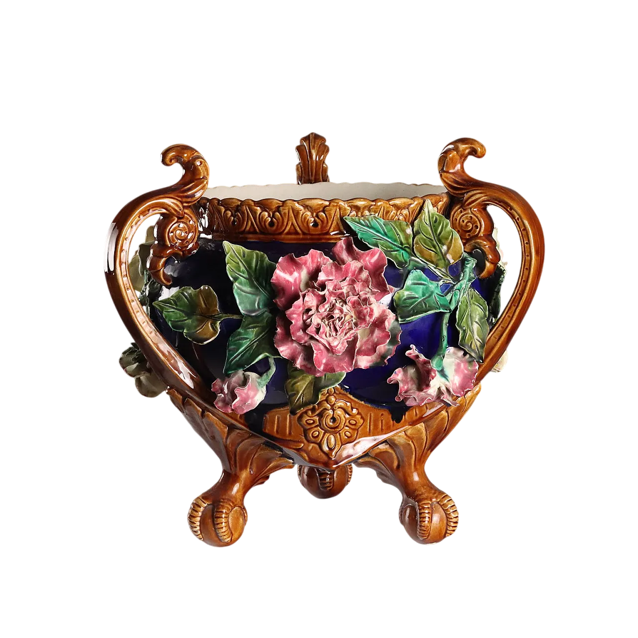 Cachepot in ceramica smaltata, '900 10