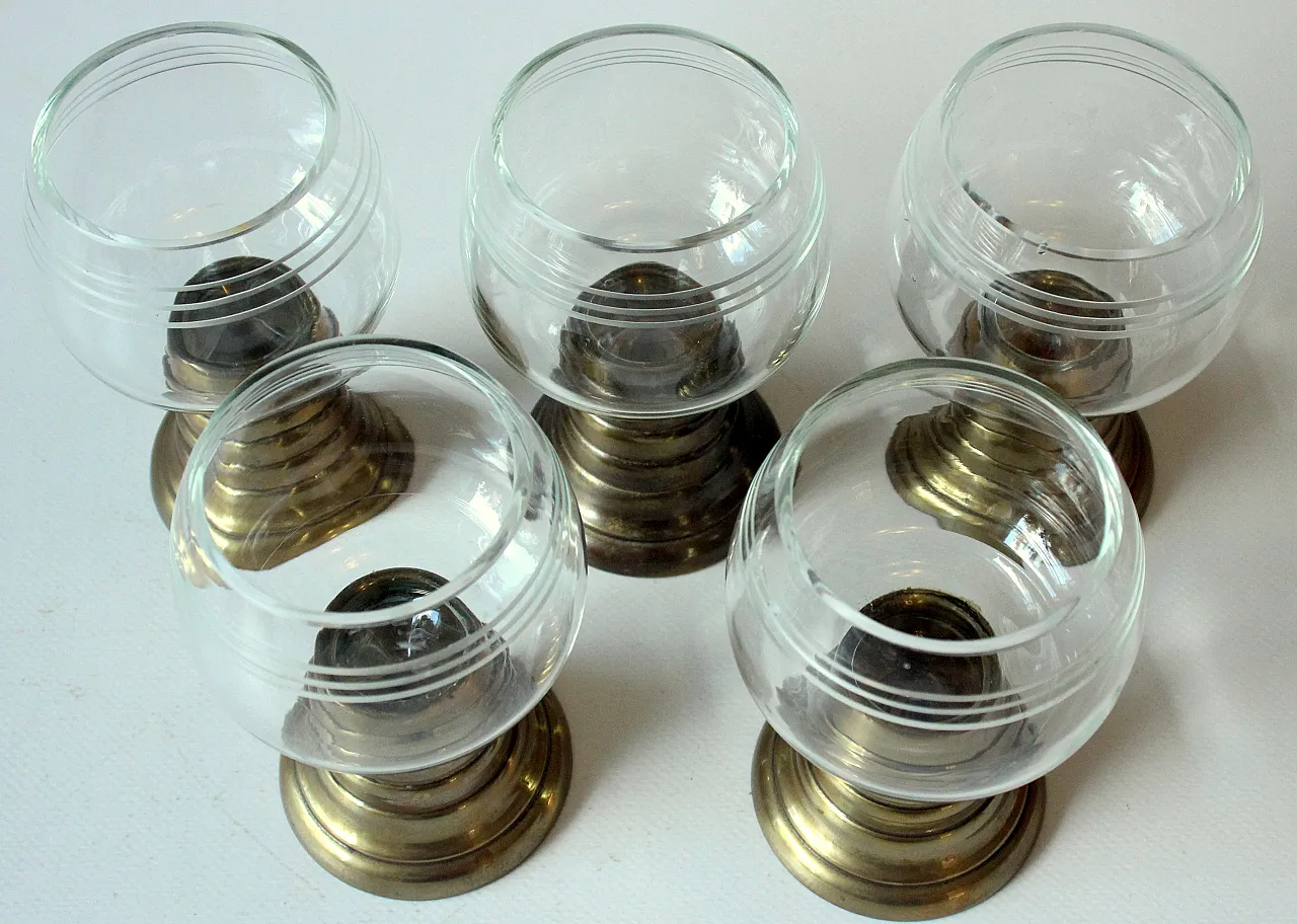 5 calici da vino Böhme & Hennen Dresda, anni '20 4