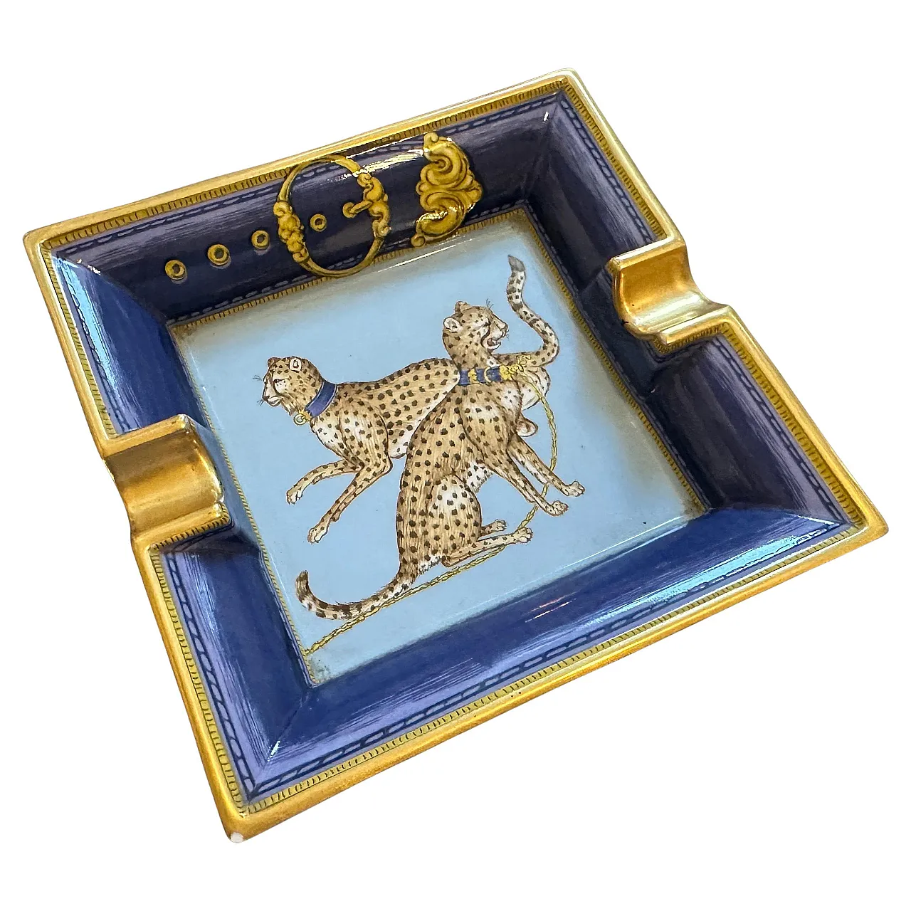 Limoges porcelain ashtray by Porcelaine de Paris, 1980s 1
