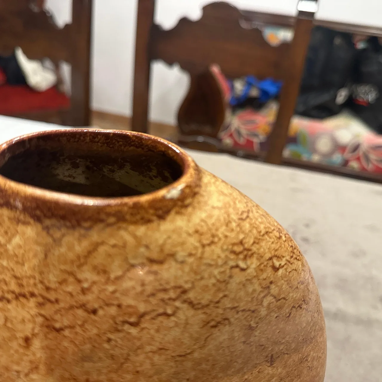 Pair of brown ceramic vases by Giovanni Bertoncello, 1970s 7