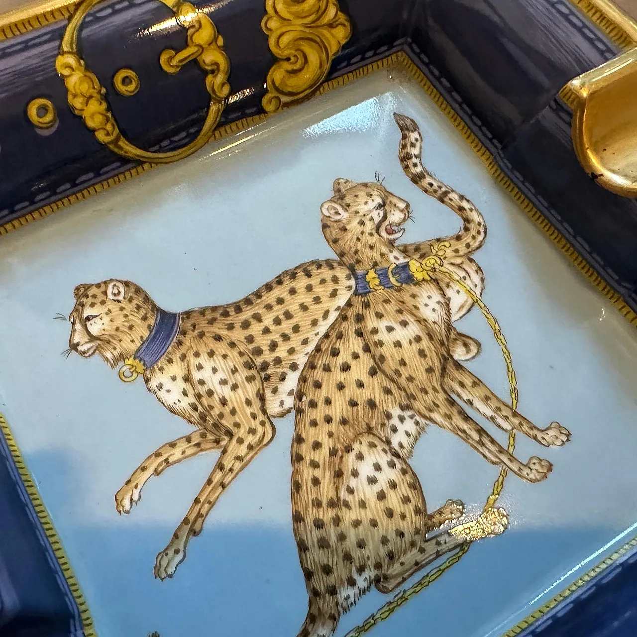 Limoges porcelain ashtray by Porcelaine de Paris, 1980s 10