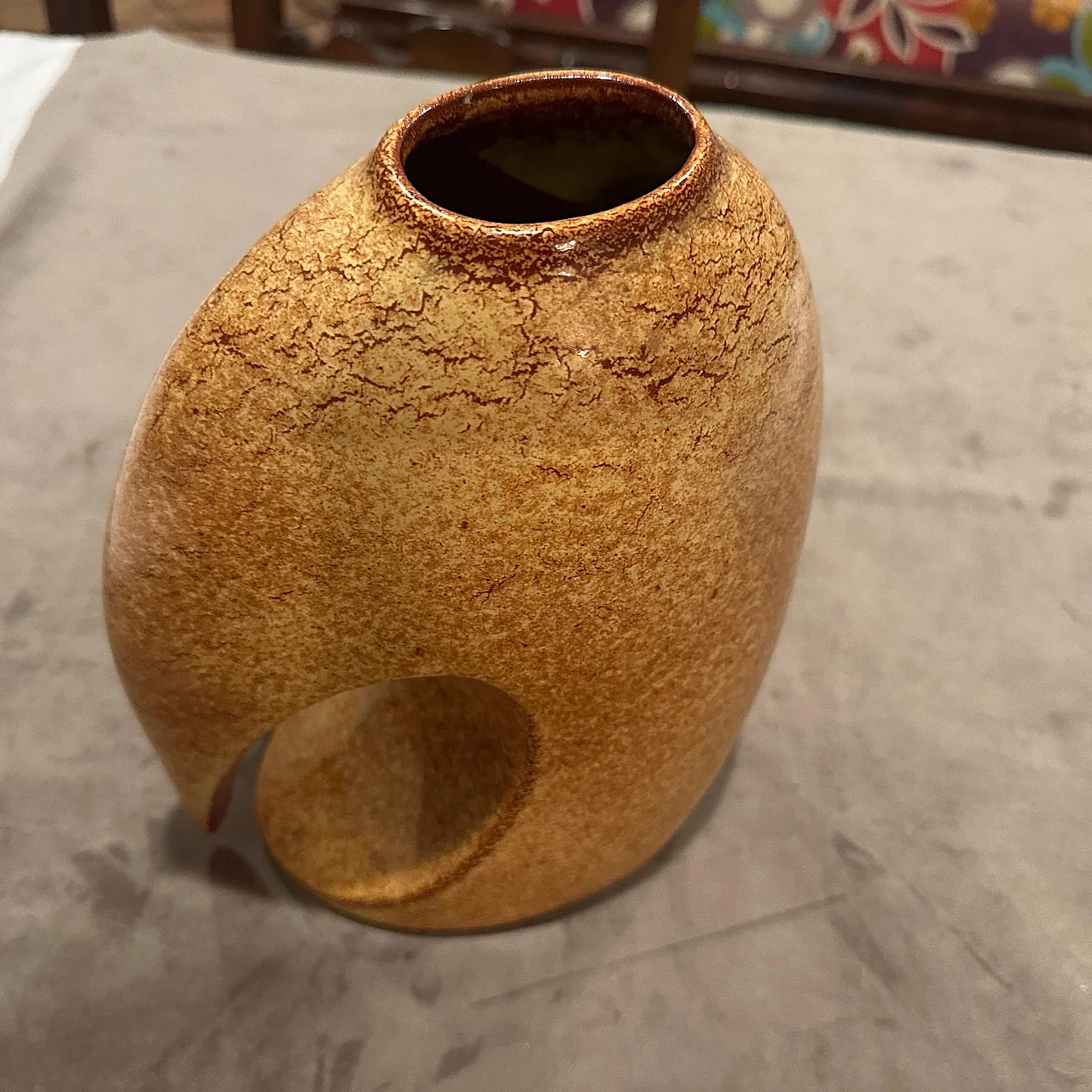 Pair of brown ceramic vases by Giovanni Bertoncello, 1970s 13