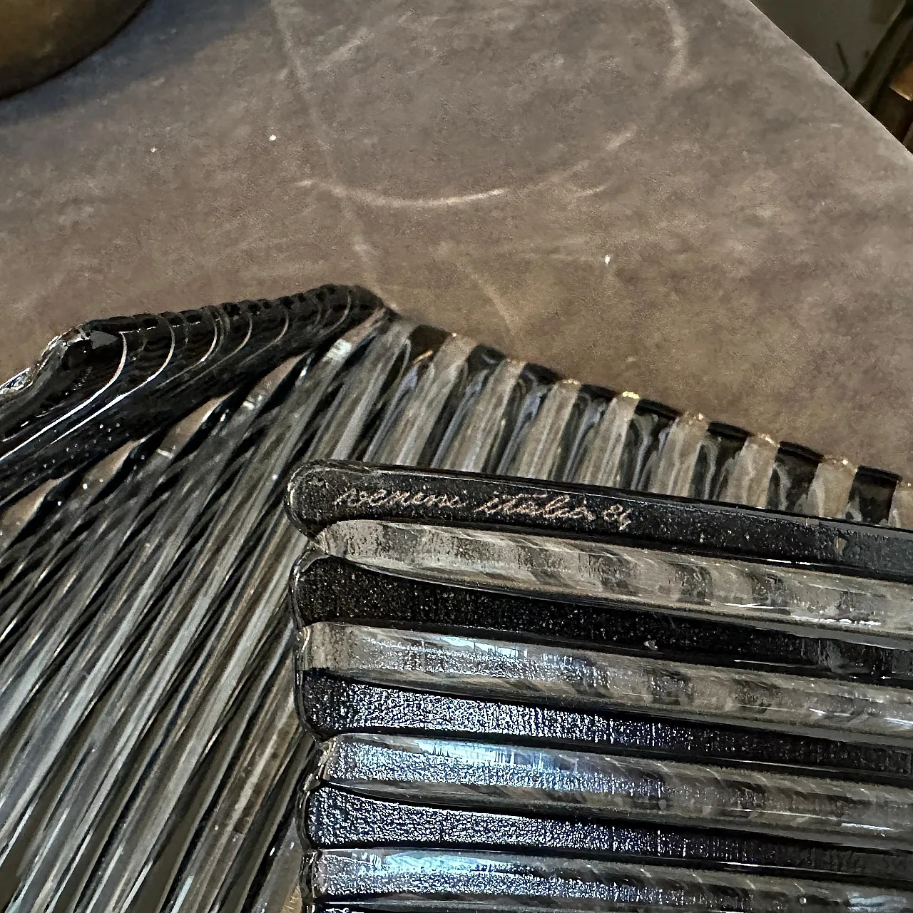 Vide pochette in vetro di Murano di Venini, anni '80 7