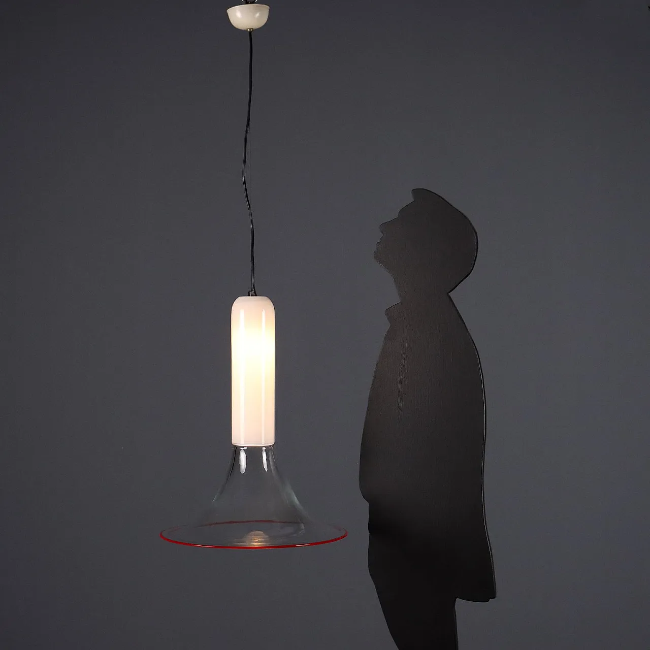 Plafoniera in vetro di Murano, anni '70 2