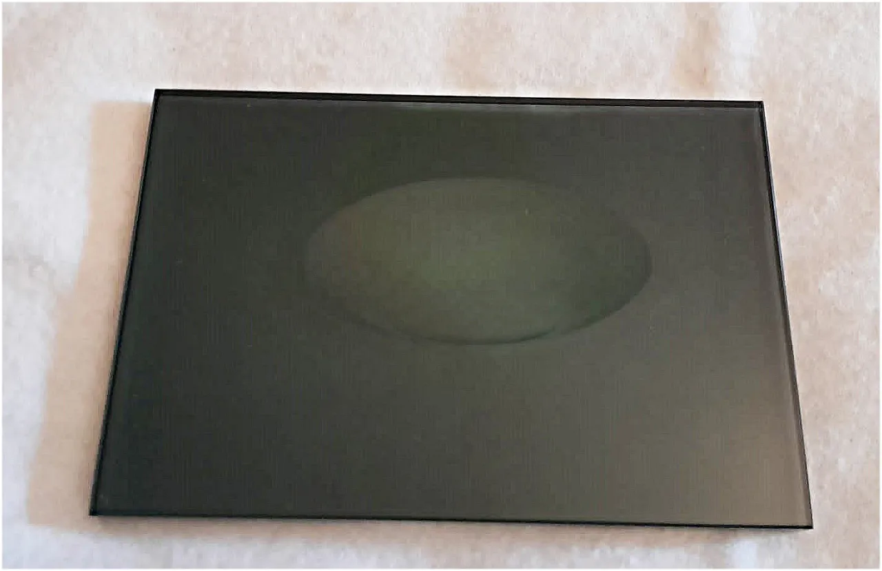 Elegante set bagno in vetro fumé, anni '70 4