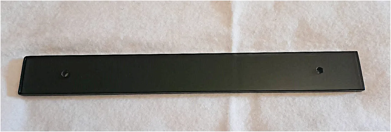 Elegante set bagno in vetro fumé, anni '70 5