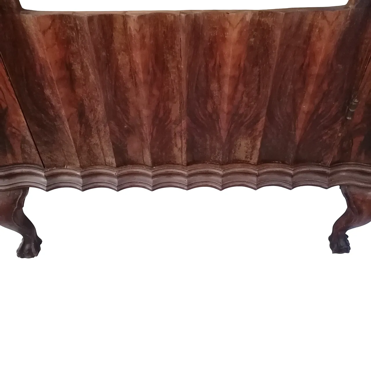 Vetrina Veneziana in Radice di Noce, epoca 1890 2