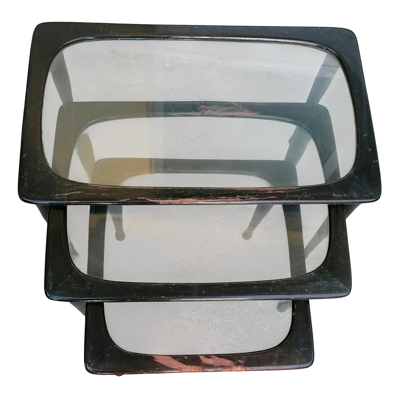 3 Tavolini impilabili stile Ico Parisi, anni '50 5