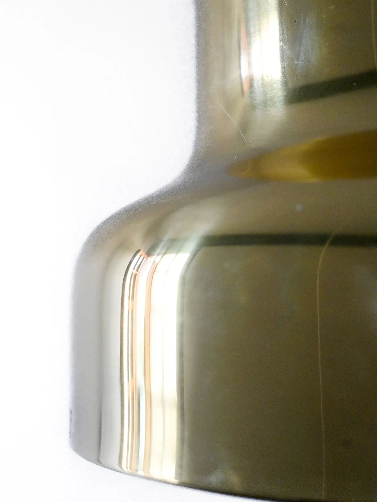 Lampada da soffitto Bumling in ottone di Anders Pehrson 6