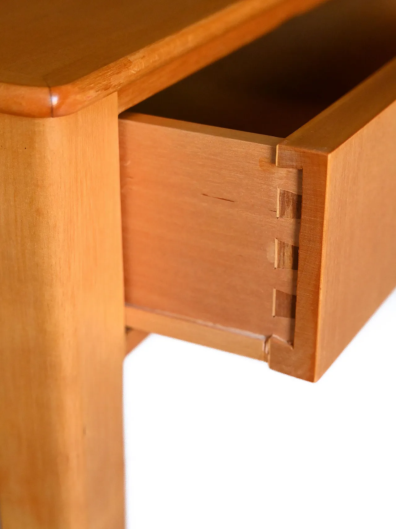 Swedish desk in light birch by Carl Malmsten for Åfors, 1990s 8