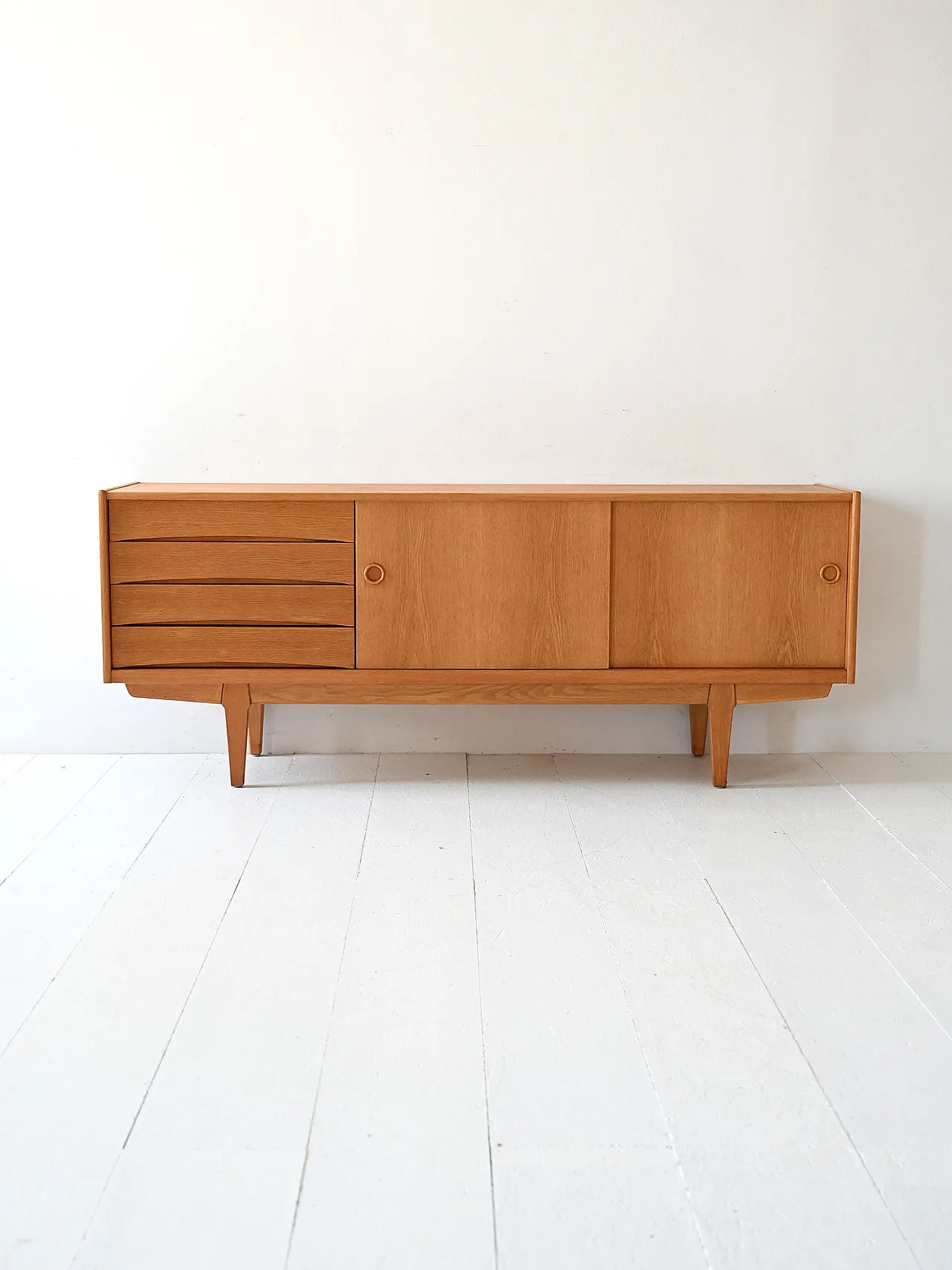 Swedish Oak Sideboard “Ulvo” by Erik Wørts for IKEA, 1960s 2
